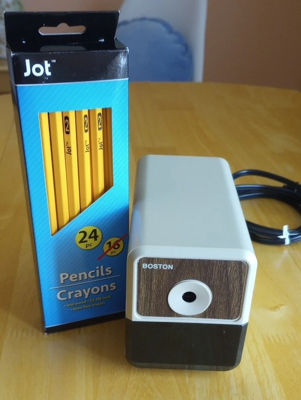 Vintage Electric Pencil Sharpener Boston Brand Model 18 Made In USA